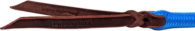 22' Long Line with SS O Ring and Carabiner (Black with Beige)
