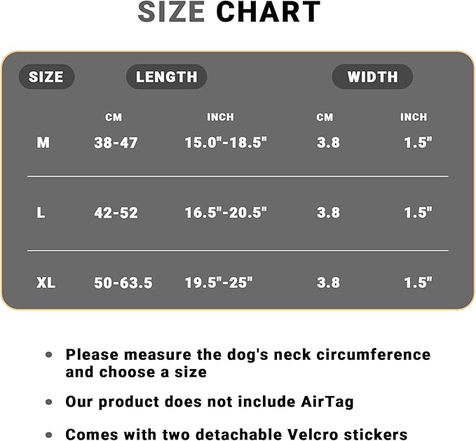 Tactical AirTag Dog Collar Leash Set - Heavy Duty, Adjustable GPS Collar Compatible with Apple AirTag, with Holder & Control Handle for Medium/Large Dogs [ Black, M ]