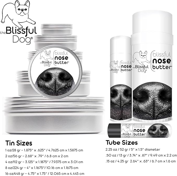 The Blissful Dog Yorkshire Terrier Unscented Nose Butter - Dog Nose Butter, 4 Ounce
