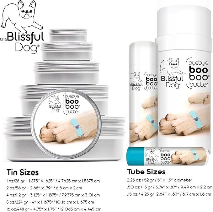 The Blissful Dog .50 oz Tube Goldendoodle Booboo Butter