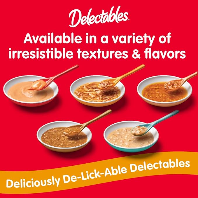 Hartz Delectables Stew Chicken & Tuna Lickable Wet Cat Treats, 30 Count