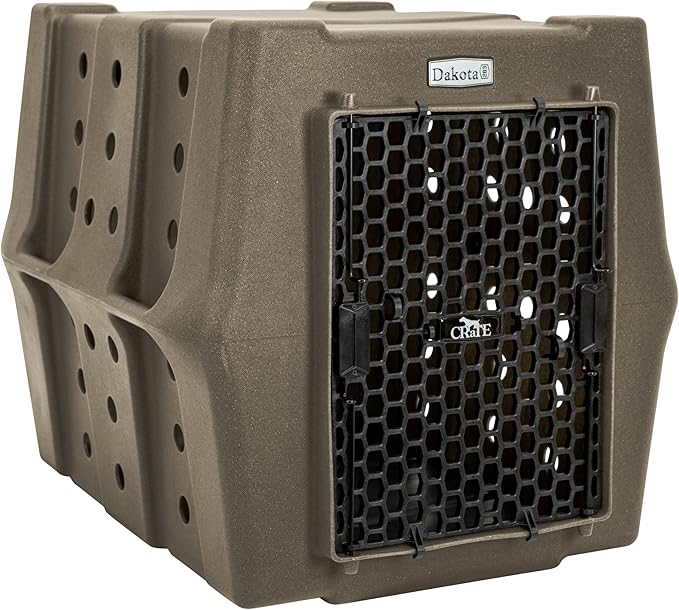 Dakota 283 Crate - Canine Rough and Tough Economy Kennel (Coyote Granite, Intermediate)