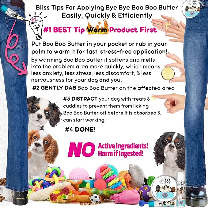 The Blissful Dog Cavalier King Charles Spaniel Boo Boo Butter, 16 oz.